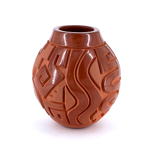 Pueblo Pottery by Harrison Begay Dine Red Horse